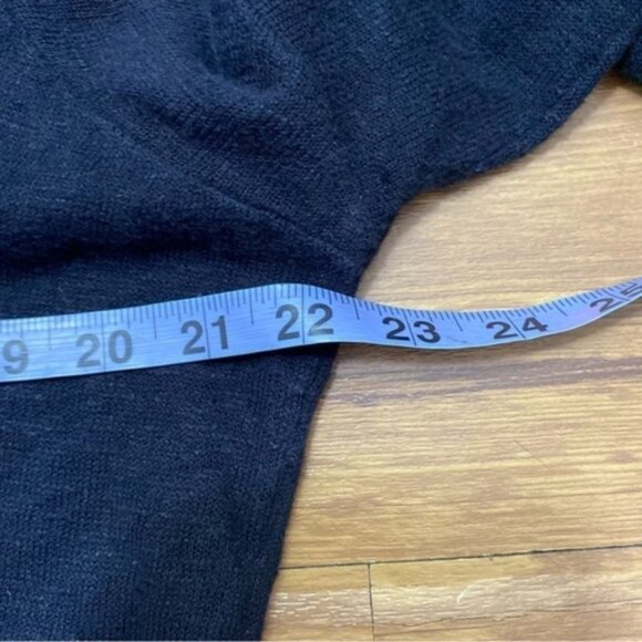 Brochu Walker Button Front Linen Cotton Cardigan Navy Women Size P - Picture 5 of 8